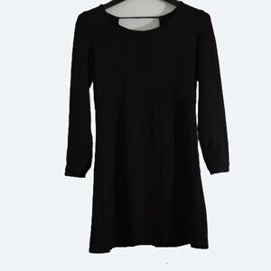 COPY - Milkshake little black dress skater cut out tie